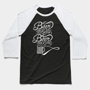 Beer and Friends Baseball T-Shirt
